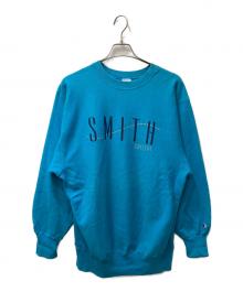 Champion REVERSE WEAVE（チャンピオン リバース ウィーブ）の古着「カレッジロゴリバースウィーブクルーネックスウェット」｜ブルー