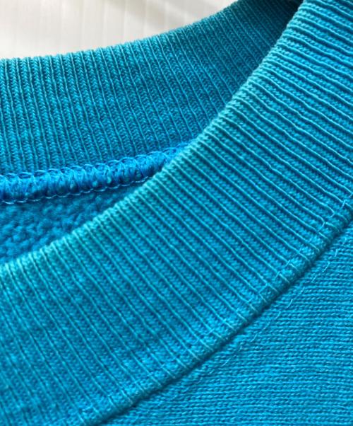Champion REVERSE WEAVE（チャンピオン リバース ウィーブ）Champion REVERSE WEAVE (チャンピオン リバース ウィーブ) カレッジロゴリバースウィーブクルーネックスウェット ブルー サイズ:XXLの古着・服飾アイテム