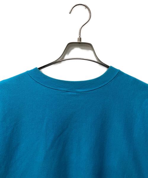 Champion REVERSE WEAVE（チャンピオン リバース ウィーブ）Champion REVERSE WEAVE (チャンピオン リバース ウィーブ) カレッジロゴリバースウィーブクルーネックスウェット ブルー サイズ:XXLの古着・服飾アイテム