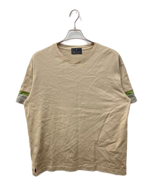 LANVIN COLLECTION（ランバンコレクション）LANVIN COLLECTION (ランバンコレクション) デザインカットソー ベージュ サイズ:52の古着・服飾アイテム