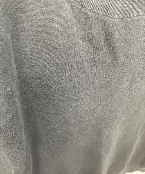 CABAN（キャバン）CABaN (キャバン) コットンカシミアクルーネックベスト ブラック サイズ:Mの古着・服飾アイテム