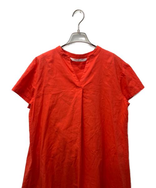 RAY BEAMS（レイ ビームス）RAY BEAMS (レイ ビームス) 綿麻 バックタック ワンピース レッド サイズ:表記無しの古着・服飾アイテム
