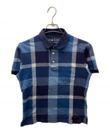 BLACK LABEL CRESTBRIDGE（ブラックレーベル クレストブリッジ）の古着「チェッカーポロシャツ」｜ブルー