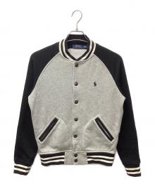 POLO RALPH LAUREN（ポロ・ラルフローレン）の古着「スウェットスタジャン」｜グレー