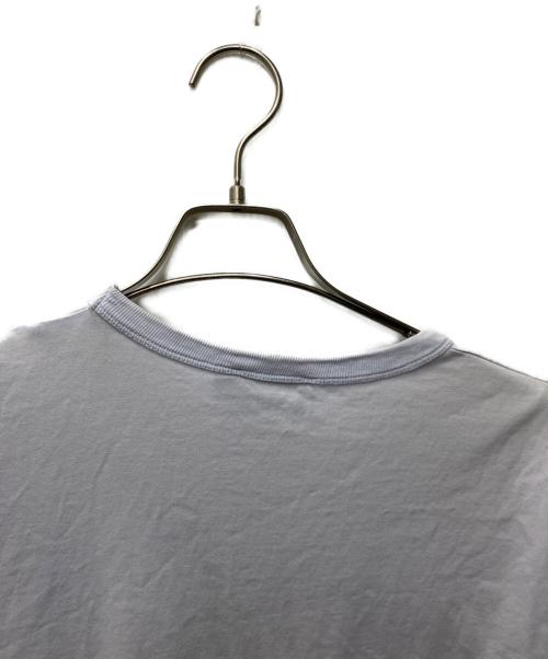 maison kitsune（アシッドメゾンキツネ）MAISON KITSUNE (アシッドメゾンキツネ) ワッペンTシャツ パープル サイズ:Lの古着・服飾アイテム
