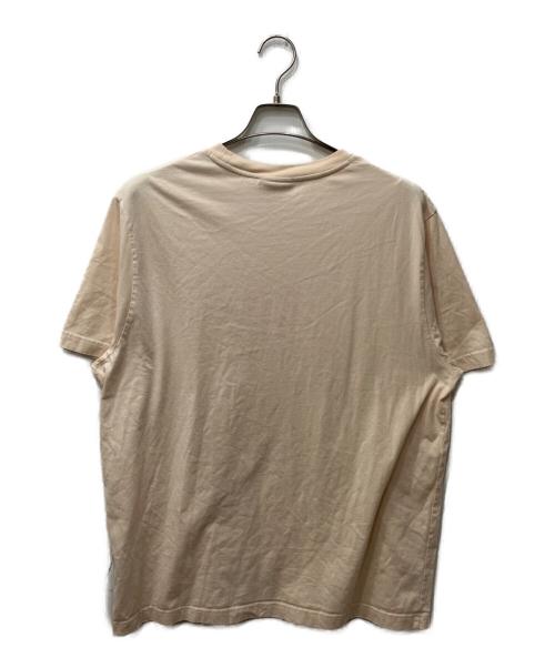 maison kitsune（メゾンキツネ）MAISON KITSUNE (アシッドメゾンキツネ) Speedy Fox PATCH COMFORT TEE-SHIRT ベージュ サイズ:Lの古着・服飾アイテム