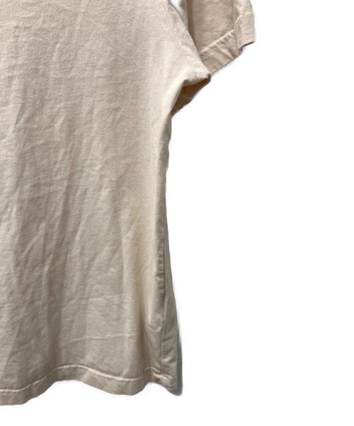maison kitsune（メゾンキツネ）MAISON KITSUNE (アシッドメゾンキツネ) Speedy Fox PATCH COMFORT TEE-SHIRT ベージュ サイズ:Lの古着・服飾アイテム