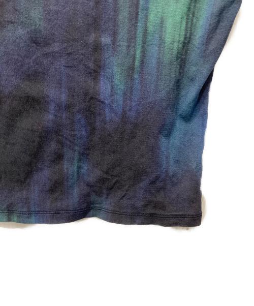 ISSEY MIYAKE（イッセイミヤケ）ISSEY MIYAKE (イッセイミヤケ) タイダイシアーカットソー グリーン×ネイビー サイズ:2の古着・服飾アイテム