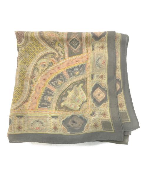 ETRO（エトロ）ETRO (エトロ) ペイズリー柄大判シルクスカーフの古着・服飾アイテム