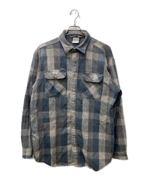 CarHartt（カーハート）CarHartt (カーハート) 80's-90's チェックネルシャツ グレー サイズ:表記なしの古着・服飾アイテム