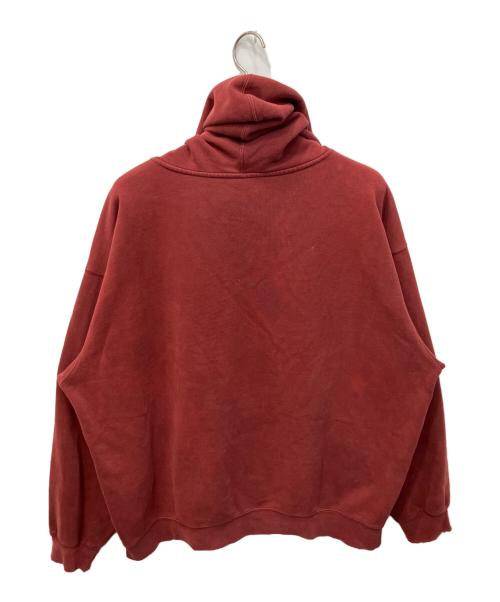 Columbia（コロンビア）Columbia (コロンビア) キーネックデザインPOパーカー レッド サイズ:XXLの古着・服飾アイテム
