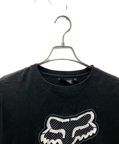 FOX RACING（フォックスレーシング）FOX RACING (フォックスレーシング) フォックスロゴTシャツ ブラック サイズ:Mの古着・服飾アイテム