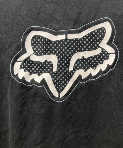 FOX RACING（フォックスレーシング）FOX RACING (フォックスレーシング) フォックスロゴTシャツ ブラック サイズ:Mの古着・服飾アイテム