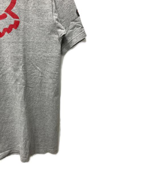 FOX RACING（フォックスレーシング）FOX RACING (フォックスレーシング) ロゴプリントTシャツ グレー サイズ:Mの古着・服飾アイテム