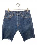 LEVI'Sリーバイス）の古着「カットオフ加工501デニムハーフパンツ」｜インディゴ