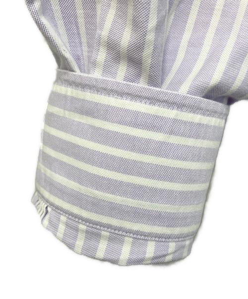 BROOKS BROTHERS（ブルックスブラザーズ）BROOKS BROTHERS (ブルックスブラザーズ) ストライプBDシャツ パープル サイズ:Lの古着・服飾アイテム