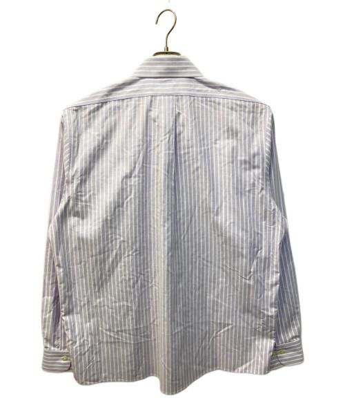 BROOKS BROTHERS（ブルックスブラザーズ）BROOKS BROTHERS (ブルックスブラザーズ) ストライプBDシャツ パープル サイズ:Lの古着・服飾アイテム