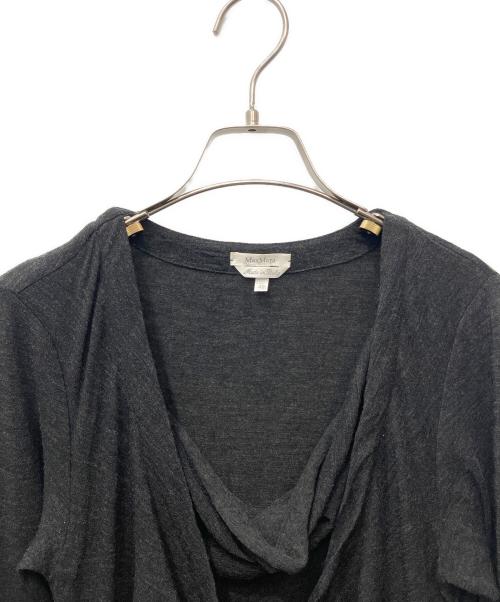 MaxMara（マックスマーラ）MaxMara (マックスマーラ) フロントデザインニットワンピース グレー サイズ:40の古着・服飾アイテム