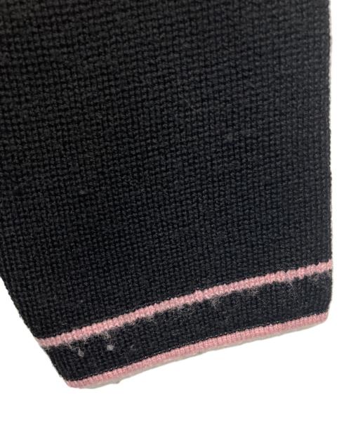 SUPREME（シュプリーム）SUPREME (シュプリーム) ZIP UP POLO SWEATER　(ジップアップポロセーター) ブラック サイズ:Sの古着・服飾アイテム