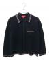 SUPREME（シュプリーム）の古着「ZIP UP POLO SWEATER　(ジップアップポロセーター)」｜ブラック