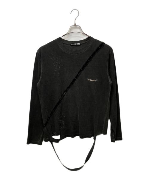 HYEIN SEO（ヘインソ）HYEIN SEO (ヘインソ) SLASHED LONG SLEEVE ブラック サイズ:1の古着・服飾アイテム