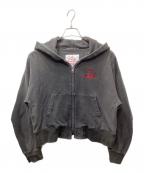 Vivienne Westwood RED LABELヴィヴィアンウエストウッドレッドレーベル）の古着「ダブルジップパーカー」｜グレー