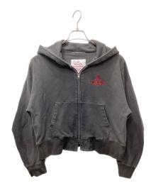 Vivienne Westwood RED LABEL（ヴィヴィアンウエストウッドレッドレーベル）の古着「ダブルジップパーカー」｜グレー