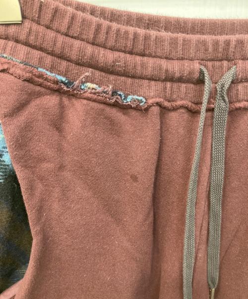 Vivienne Westwood RED LABEL（ヴィヴィアンウエストウッドレッドレーベル）Vivienne Westwood RED LABEL (ヴィヴィアンウエストウッドレッドレーベル) タータンブロッキングジョガーパンツ ボルドー サイズ:00の古着・服飾アイテム
