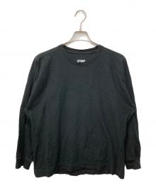 HOMME PLISSE ISSEY MIYAKE（オム プリッセ イッセイ ミヤケ）の古着「ロングスリーブカットソー」｜ブラック