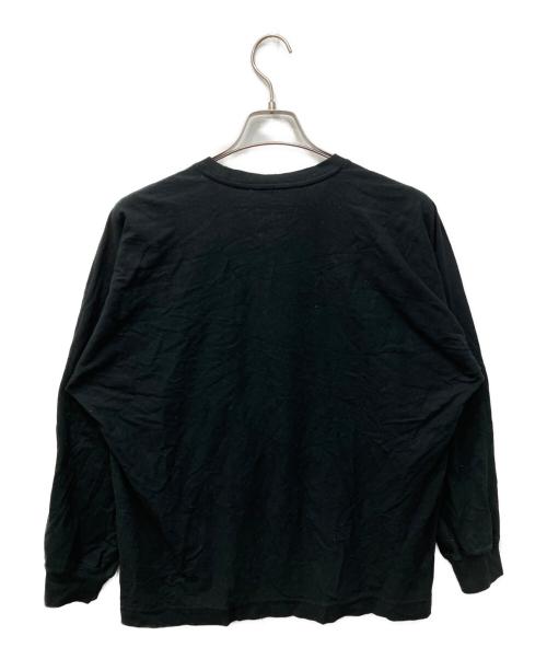 HOMME PLISSE ISSEY MIYAKE（オム プリッセ イッセイ ミヤケ）HOMME PLISSE ISSEY MIYAKE (オム プリッセ イッセイ ミヤケ) ロングスリーブカットソー ブラック サイズ:2の古着・服飾アイテム