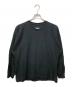 HOMME PLISSE ISSEY MIYAKE（オム プリッセ イッセイ ミヤケ）の古着「ロングスリーブカットソー」｜ブラック