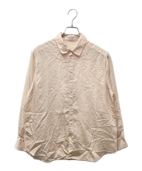 GALERIE VIE（ギャルリーヴィー）GALERIE VIE (ギャルリーヴィー) セルロースシルクブロード リラックスシャツ ピンク サイズ:FREEの古着・服飾アイテム