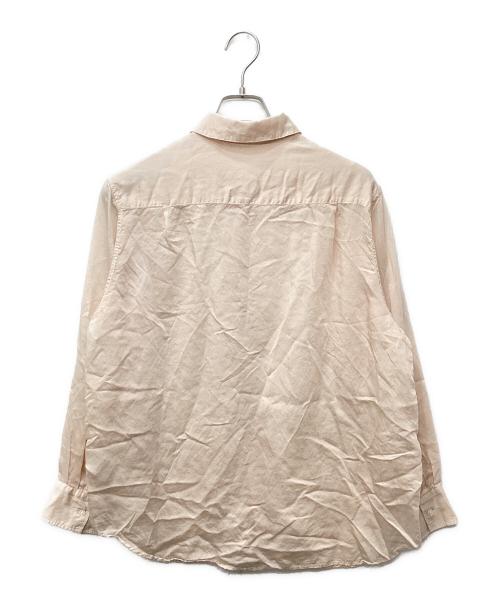 GALERIE VIE（ギャルリーヴィー）GALERIE VIE (ギャルリーヴィー) セルロースシルクブロード リラックスシャツ ピンク サイズ:FREEの古着・服飾アイテム