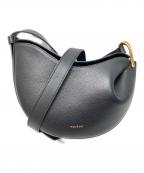 POLENEポレーヌ）の古着「Tonca / トンカ レザーショルダーバッグ」｜ブラック