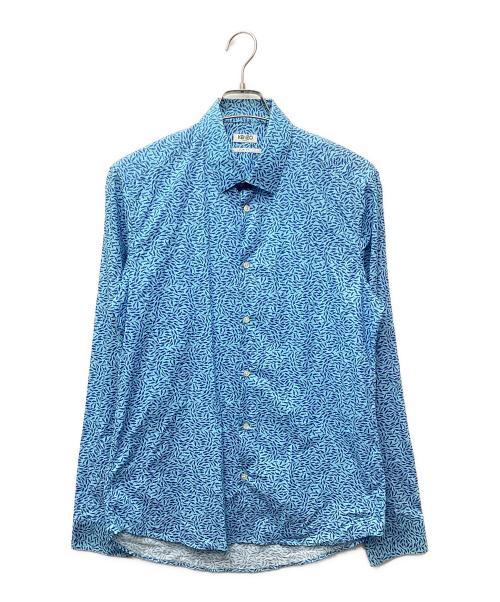 KENZO（ケンゾー）KENZO (ケンゾー) 総柄シャツ スカイブルー サイズ:41の古着・服飾アイテム