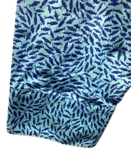 KENZO（ケンゾー）KENZO (ケンゾー) 総柄シャツ スカイブルー サイズ:41の古着・服飾アイテム
