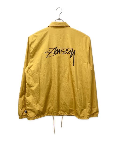 stussy（ステューシー）stussy (ステューシー) コーチジャケット イエロー サイズ:XLの古着・服飾アイテム