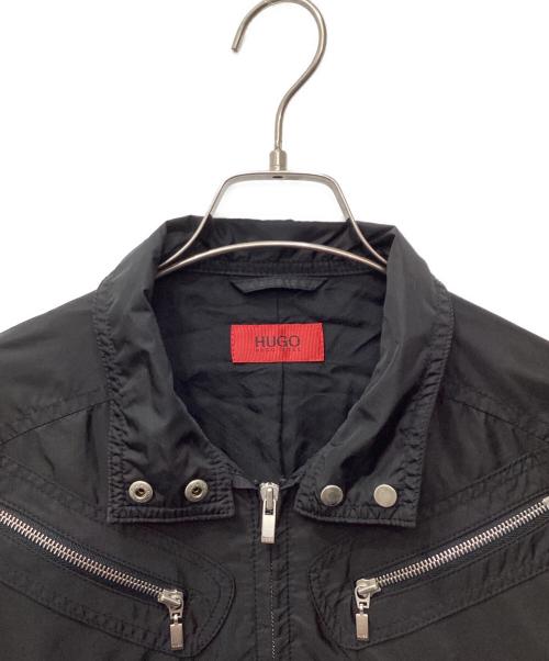 BOSS HUGO BOSS（ボス ヒューゴボス）BOSS HUGO BOSS (ボス ヒューゴボス) ナイロンジャケット ブラック サイズ:XSの古着・服飾アイテム