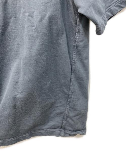 HERMES（エルメス）HERMES (エルメス) Hello Mr. Farrier/ハローミスターファリエール レザーパッチTシャツ ブルー サイズ:XLの古着・服飾アイテム