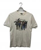 stussyステューシー）の古着「プリントTシャツ」｜ホワイト