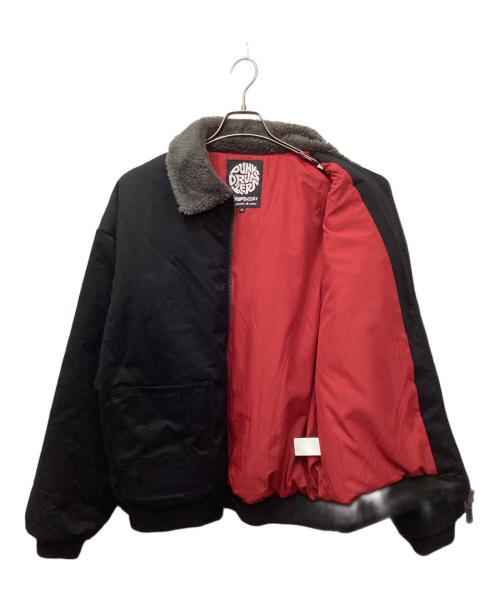PUNK DRUNKERS（パンクドランカーズ）PUNK DRUNKERS (パンクドランカーズ) 逆ジャン ブラック サイズ:XLの古着・服飾アイテム