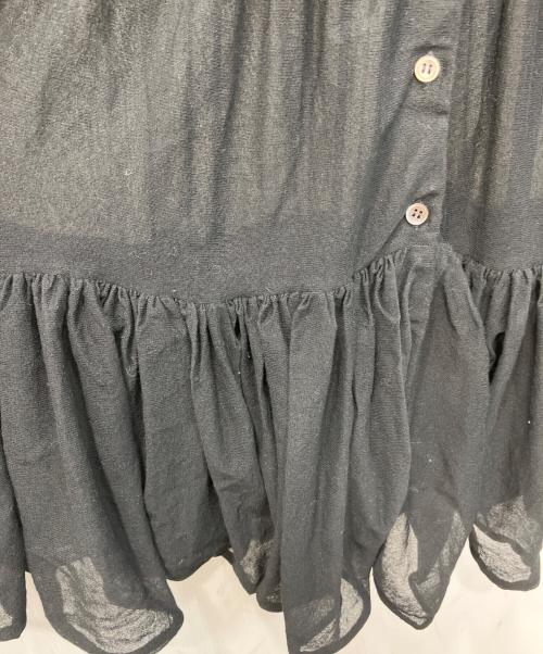 sacai（サカイ）sacai (サカイ) シアーティアードカーディガン ブラック サイズ:2の古着・服飾アイテム