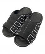 NIKEナイキ）の古着「AIR MORE UPTEMPO SLIDE/エアモアアップテンポスライド サンダル」｜ブラック