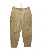 LOOPEルーペ）の古着「OUTSIDE PLEATED TROUSERS/アウトサイドプリーツトラウザーズ」｜ベージュ