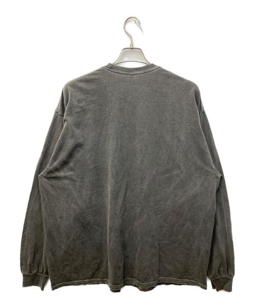 ANCELLM（アンセルム）ANCELLM (アンセルム) EMBROIDERY DYED LS/エンブロイダリーダイドロングスリーブ カットソー グレー サイズ:表記無しの古着・服飾アイテム
