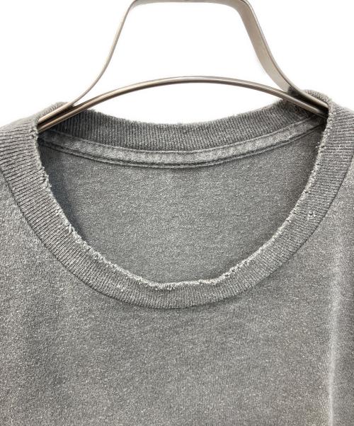 ANCELLM（アンセルム）ANCELLM (アンセルム) EMBROIDERY DYED LS/エンブロイダリーダイドロングスリーブ カットソー グレー サイズ:表記無しの古着・服飾アイテム