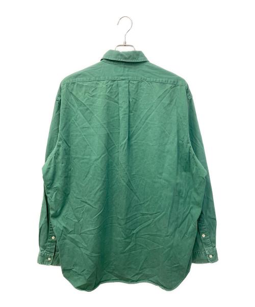 RALPH LAUREN（ラルフローレン）RALPH LAUREN (ラルフローレン) BLAIRE コットンシャツ グリーン サイズ:XLの古着・服飾アイテム