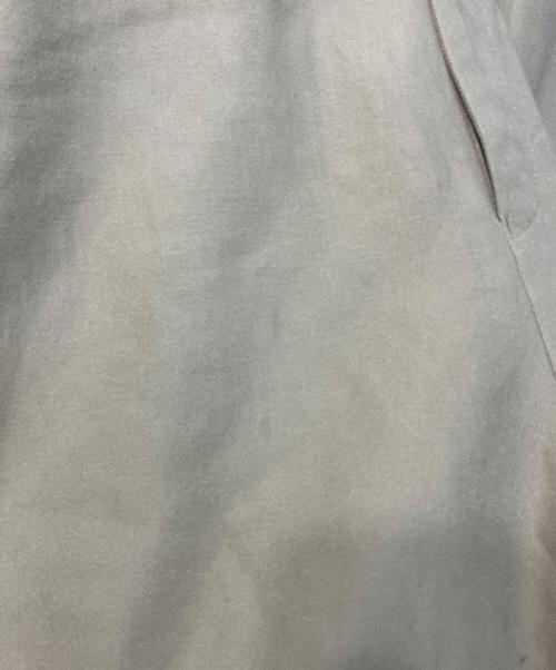 LOOPE（ルーペ）LOOPE (ルーペ) コットンリネンノータックパンツ ブラウン サイズ:W33の古着・服飾アイテム