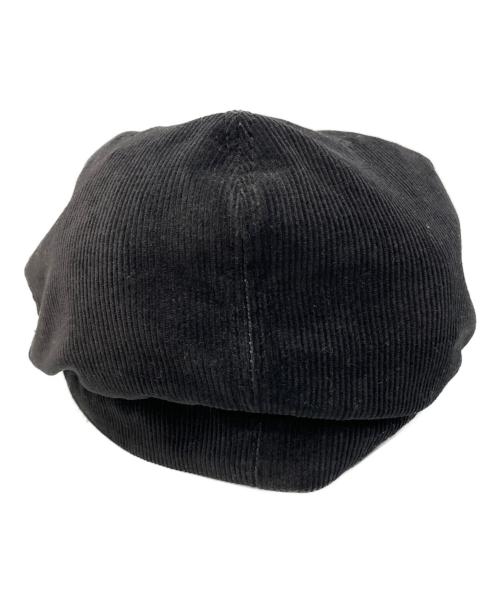 THE H.W.DOG&CO.（エイチダブリュードッグアンドコー）THE H.W.DOG&CO. (エイチダブリュードッグアンドコー) コーデュロイキャスケット ブラック サイズ:38の古着・服飾アイテム