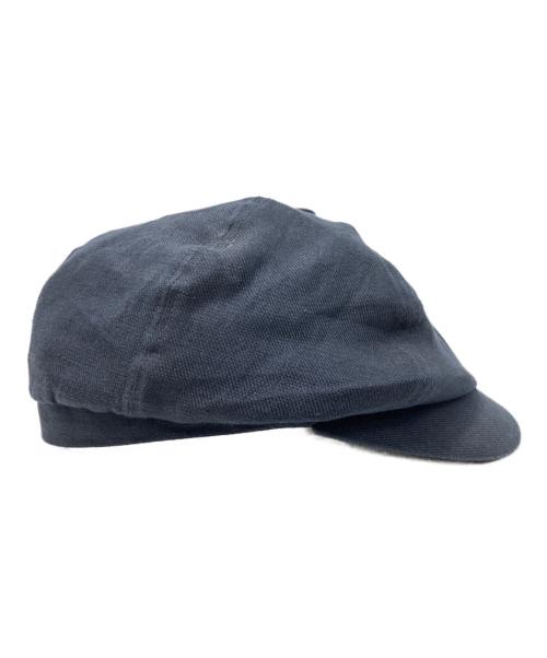 THE H.W.DOG&CO.（エイチダブリュードッグアンドコー）THE H.W.DOG&CO. (エイチダブリュードッグアンドコー) リネンキャスケット ネイビー サイズ:36の古着・服飾アイテム